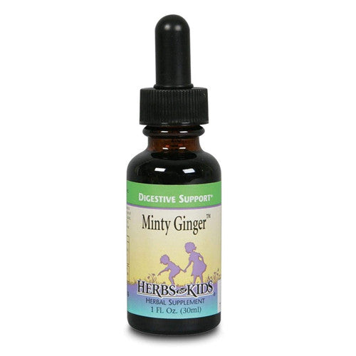 Herbs For Kids Minty Ginger Blend for Digestive Support, 1 Oz